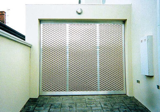 Pressed Stainless Steel Tilt Panel Lift Garage Door