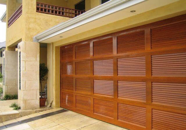 wood look garage doors
