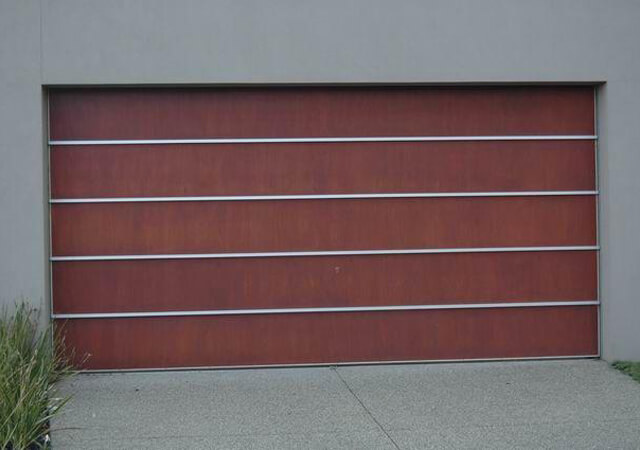 Ply Tilt Panel Lift Garage Door with Aluminium Battens