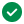 Green sectional garage door panel with checkmark symbol indicating quality and durability.